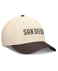 Nike Men's Natural/Brown San Diego Padres Statement Rise Performance Flex Hat