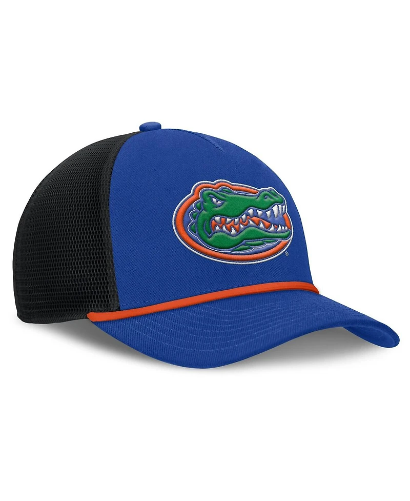 Jordan Men's Royal Florida Gators Rise Primetime Trucker Adjustable Hat