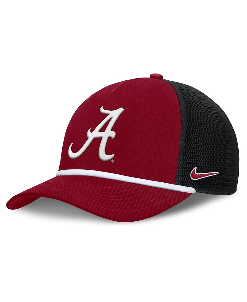 Nike Men's Crimson Alabama Crimson Tide Rise Primetime Trucker Adjustable Hat