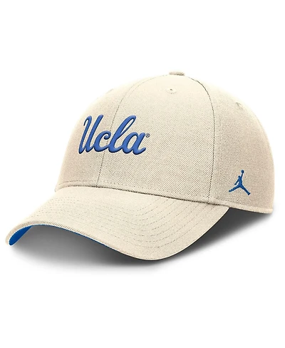 Jordan Men's Natural Ucla Bruins Rise Primetime Performance Trucker Adjustable Hat
