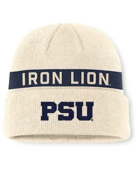 Nike Men's Natural Penn State Nittany Lions Peak Primetime Utility Cuffed Knit Hat