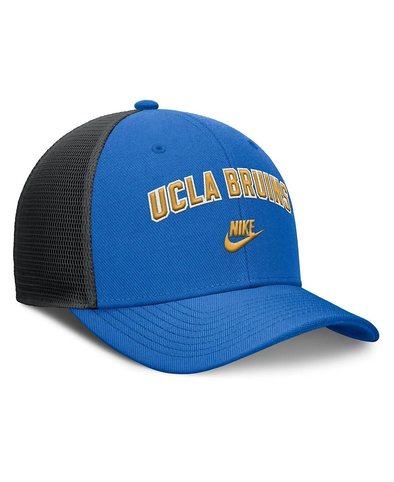 Nike Men's Blue/Black Ucla Bruins Legacy Arch Rise Performance Trucker Adjustable Hat