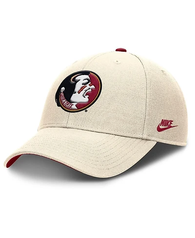 Nike Men's Natural Florida State Seminoles Rise Legacy Adjustable Hat