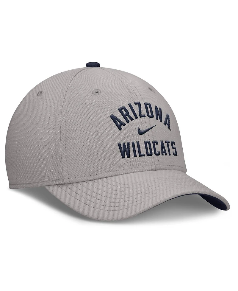 Nike Men's Gray Arizona Wildcats Rise Prep Performance Flex Hat