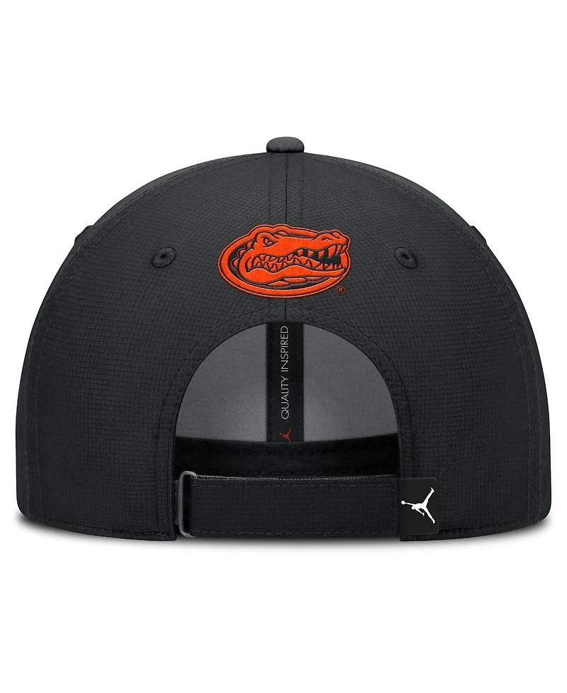 Jordan Men's Black Florida Gators Club Prep Performance Adjustable Hat