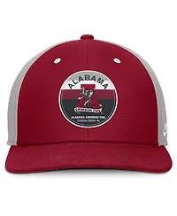 Nike Men's Crimson/Gray Alabama Crimson Tide Prep Pro Performance Snapback Hat