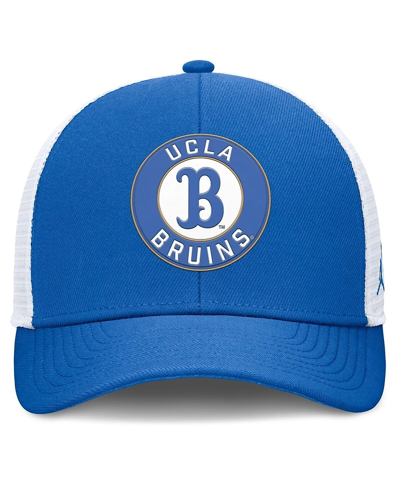 Jordan Men's Blue/White Ucla Bruins Rise Primetime Performance Trucker Adjustable Hat