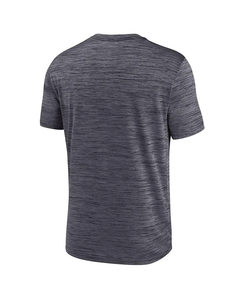 Nike Men's Black Oregon Ducks Campus Center Stack Velocity Performance T-Shirt