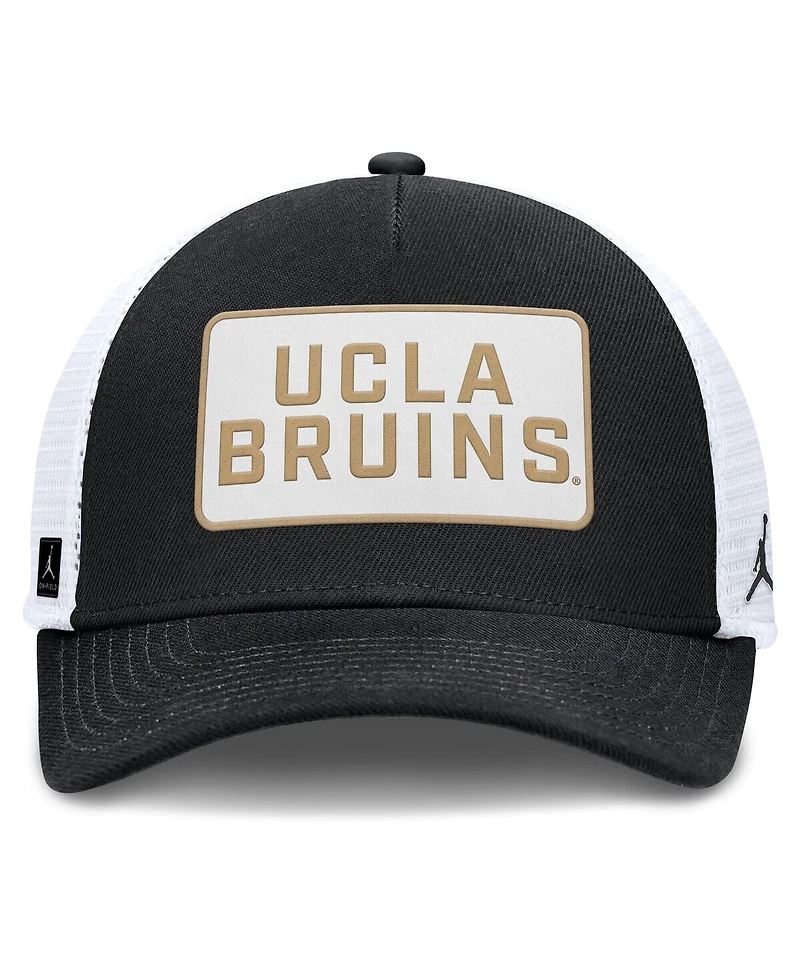 Jordan Men's /White Ucla Bruins 2025 On-Field Rise Patch Trucker Adjustable Hat