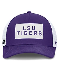 Nike Men's Purple/White Lsu Tigers 2025 On-Field Rise Patch Trucker Adjustable Hat