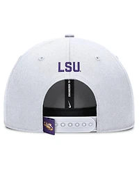 Nike Men's White Lsu Tigers 2025 On-Field Rise Performance Adjustable Hat