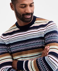 Club Room Men's Cameron Fair Isle Crewneck Sweater, Macy's Exclusive