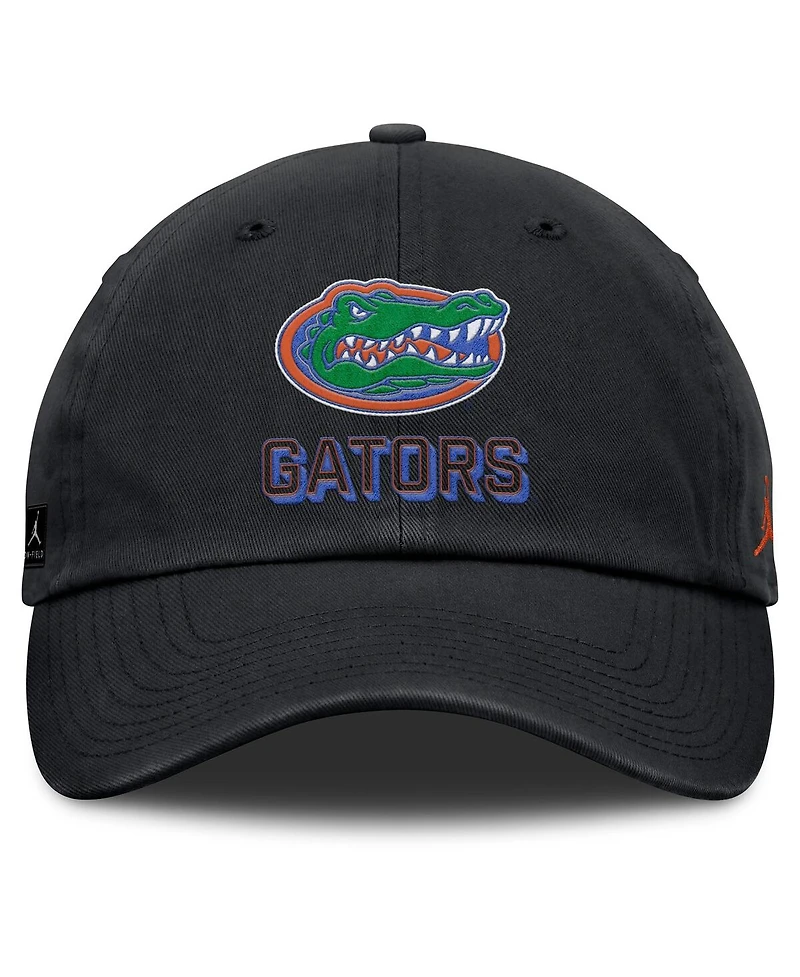 Jordan Men's Black Florida Gators 2025 On-Field Club Adjustable Hat