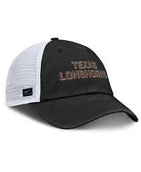 Nike Men's Black Texas Longhorns 2025 Gameday On-Field Club Adjustable Trucker Hat