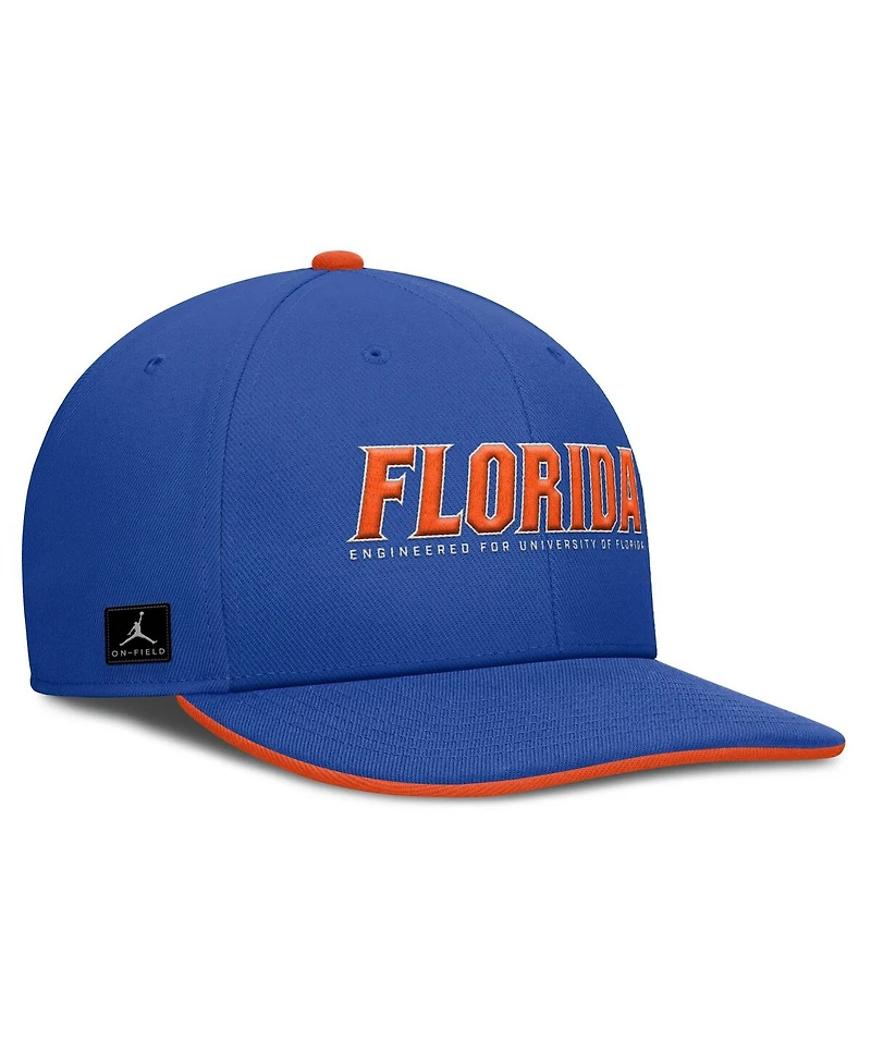 Jordan Men's Royal Florida Gators 2025 On-Field Pro Performance Adjustable Hat