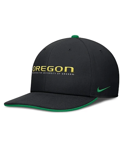 Nike Men's Black Oregon Ducks 2025 On-Field Pro Performance Adjustable Hat