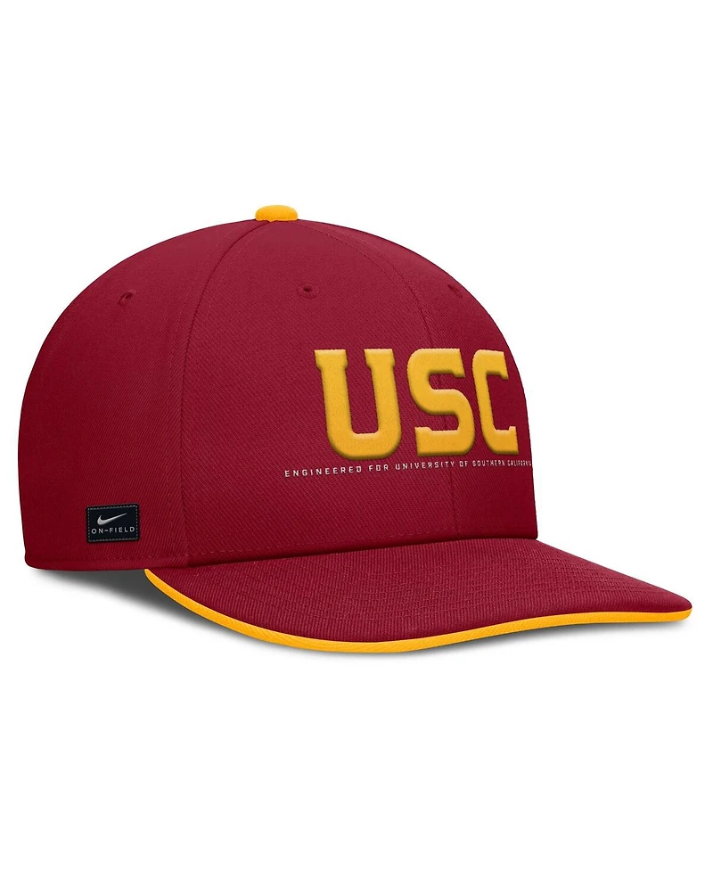 Nike Men's Cardinal Usc Trojans 2025 On-Field Pro Performance Adjustable Hat