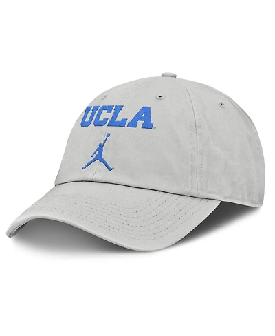 Jordan Men's Gray Ucla Bruins 2025 On-Field Gameday Club Adjustable Hat