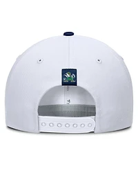 Fanatics Men's White/Navy Notre Dame Fighting Irish Admiral Adjustable Hat