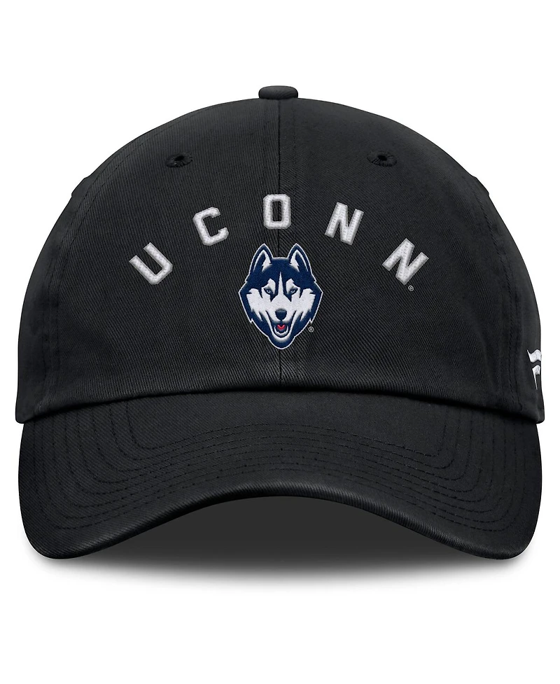 Fanatics Men's Black UConn Huskies Myth Adjustable Hat
