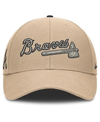 Nike Men's Khaki Atlanta Braves Rise Adjustable Hat