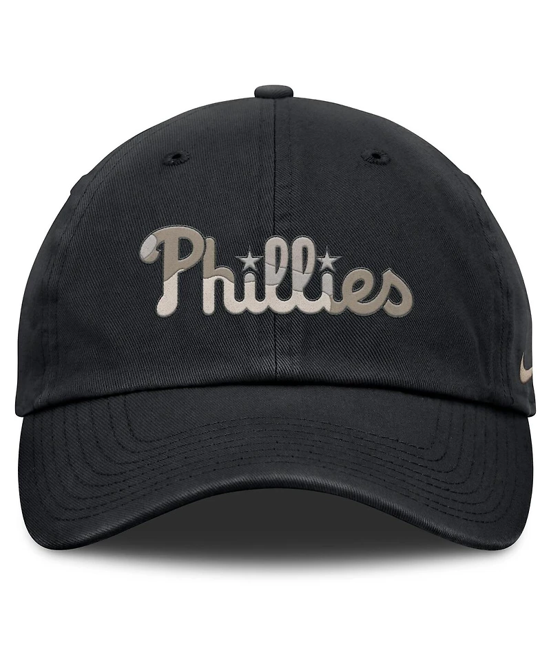 Nike Men's Black Philadelphia Phillies Camo Pack Club Adjustable Hat