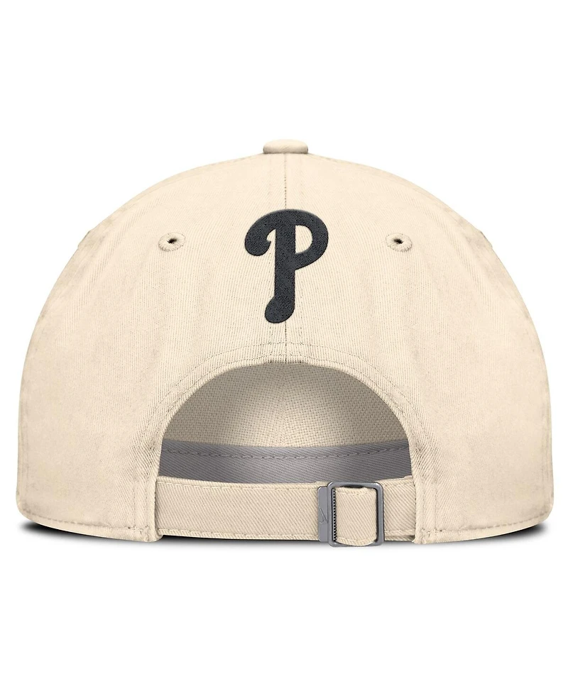 Nike Men's Natural Philadelphia Phillies Camo Pack Club Adjustable Hat