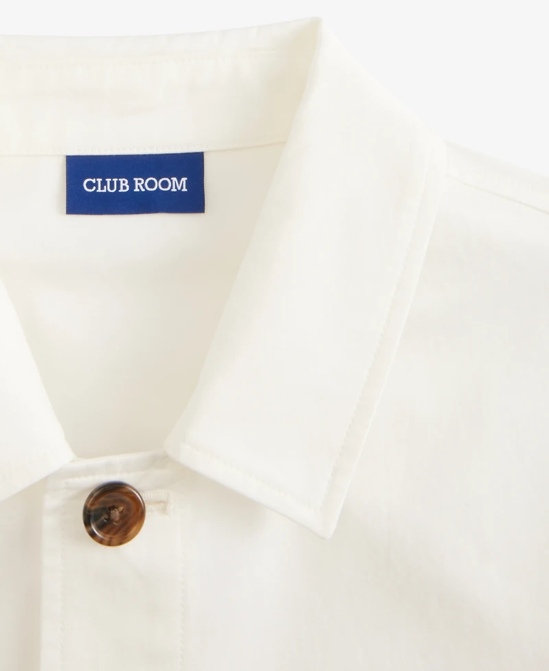 Club Room Men's Long Sleeve Button-Front Chore Jacket, Macy's Exclusive