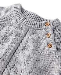Carter's Baby Kids 2-Piece Cotton Cable-Knit Sweater and Pants Set