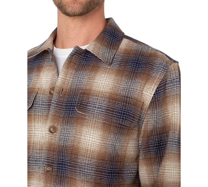 Liverpool Los Angeles Men's Cotton Flap Pocket Overshirt