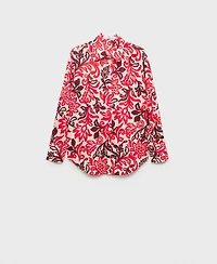 Mango Women's Printed Cotton Shirt