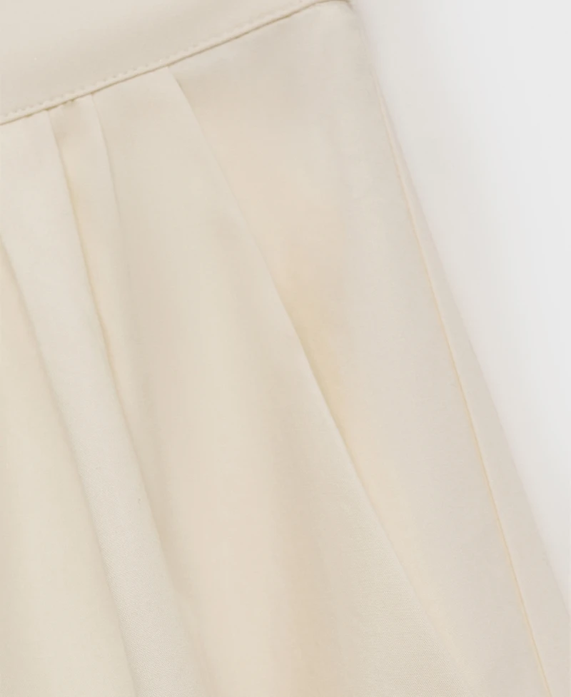 Mango Women's Embroidered Cotton Skirt