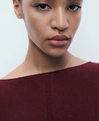 Mango Women's Oversized Fine-Knit Sweater