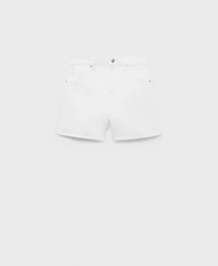 Mango Women's High-Rise Denim Shorts