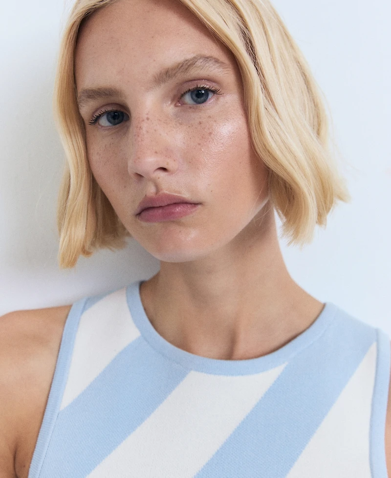 Mango Women's Short Knitted Dress