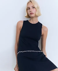 Mango Women's Short Knitted Dress