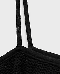 Mango Women's Ruffle Knit Dress