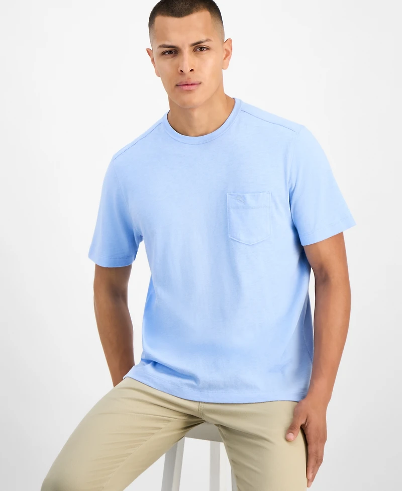 Tommy Bahama Men's Short Sleeve Crewneck Pocket Canal T-Shirt