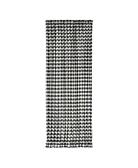 Kate Aurora Plaid Country Farmhouse French Door Curtain Panel With Matching Tieback - 54W x 40L, Yellow