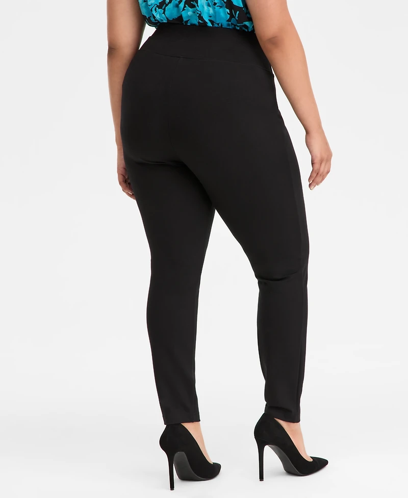 I.n.c. International Concepts Plus High-Rise Slim-Fit Ankle Pants, Macy's Exclusive