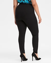 I.n.c. International Concepts Plus High-Rise Slim-Fit Ankle Pants, Macy's Exclusive