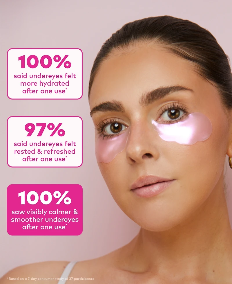 MakeUp Eraser Calming Clouds Hydrogel Undereye Masks, 20 Pairs