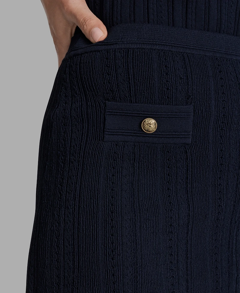 Bcbg Women's Textured-Knit Mini Skirt