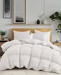 Unikome Heavyweight White Goose Feather and Down Comforter