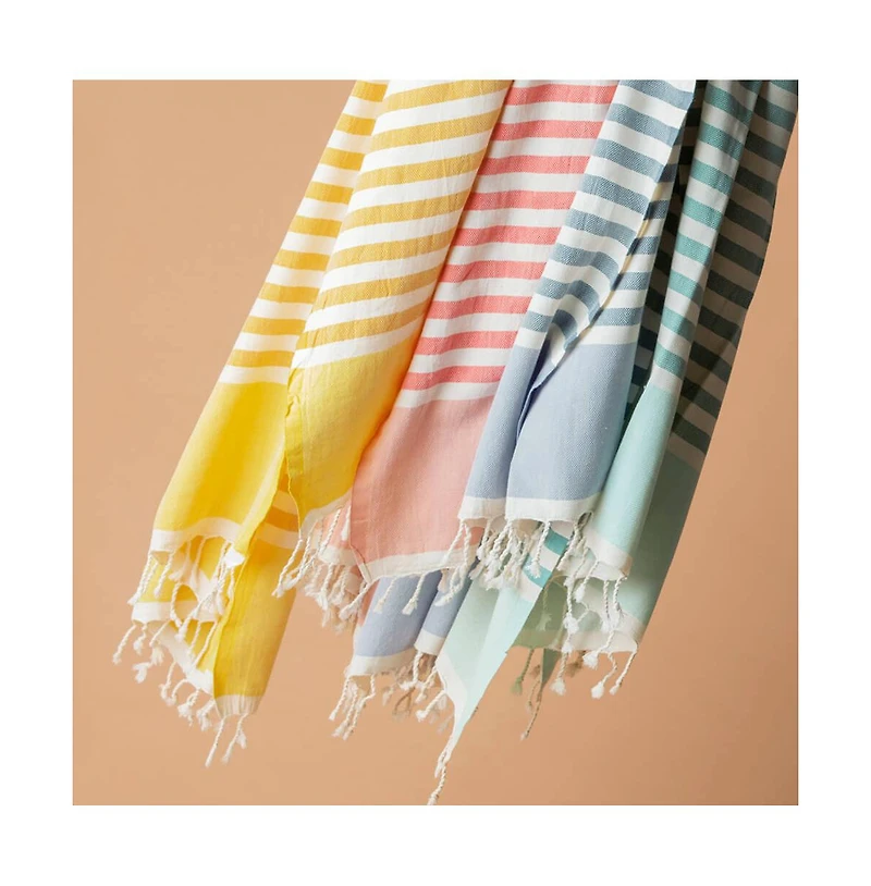 Feelgoodz Artisan Crafted Cotton Turkish Towel Beach Bath Oeko-Tex Certified