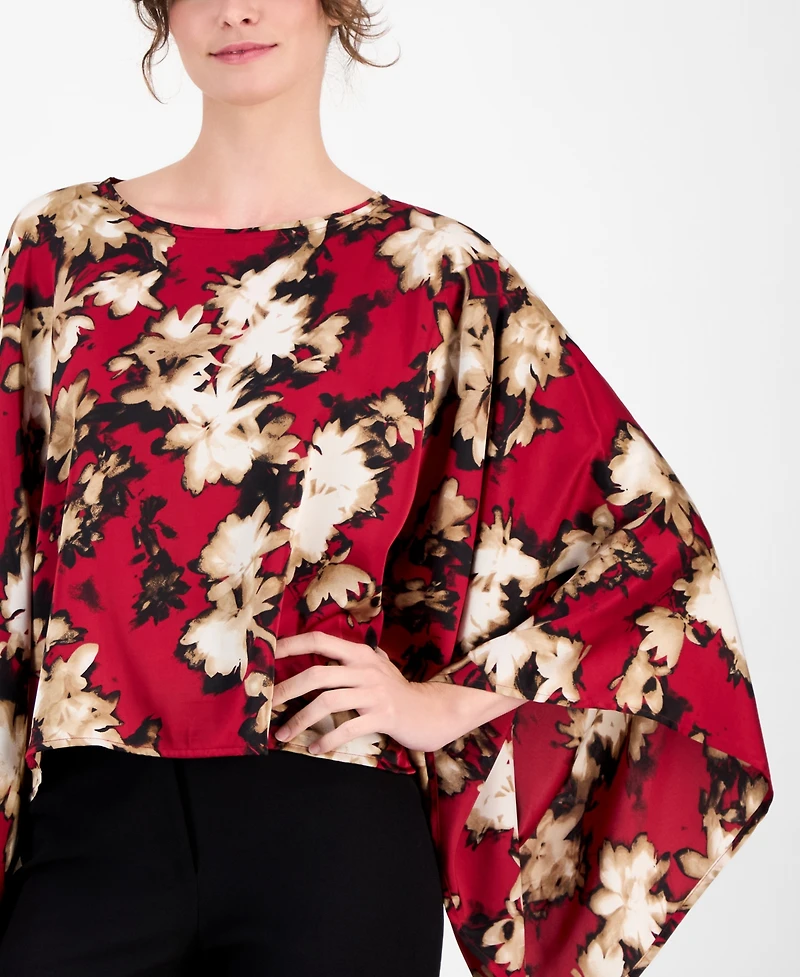 Anne Klein Women's Boat-Neck Dolman-Sleeve Top