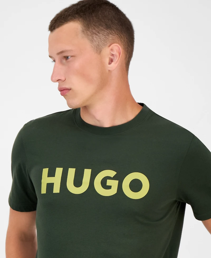 Hugo Boss Men's Dulivio Short Sleeve Crewneck Graphic T-Shirt