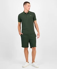 Hugo Boss Men's Dinoso Slim Fit Short Sleeve Tipped Polo Shirt