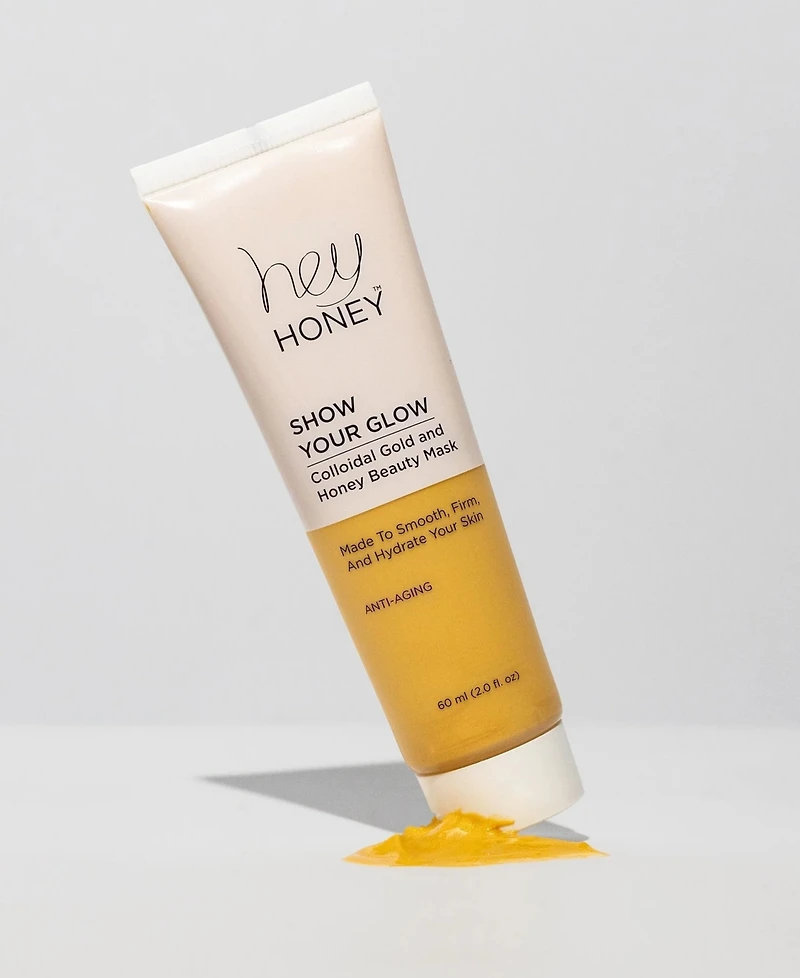 Hey Honey Show Your Glow Colloidal Gold-Tone Honey Beauty Mask, 50 ml
