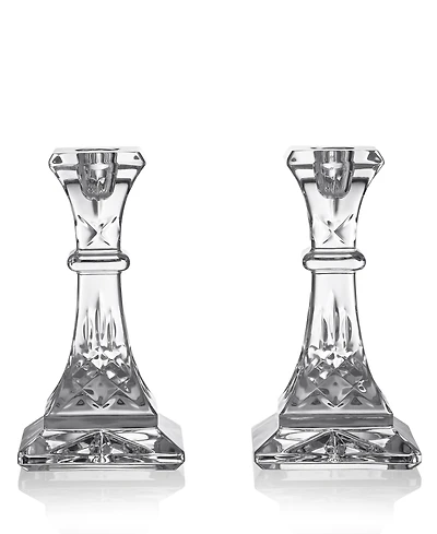 Waterford Lismore Candlestick 6" Set of 2